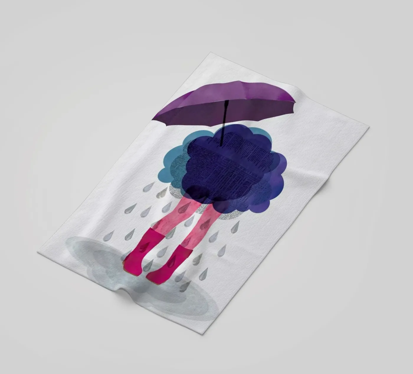 Miserable serviette de plage de Mie Frey Damgaard