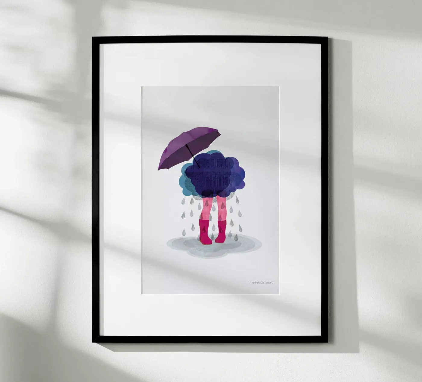 Miserable Poster von Mie Frey Damgaard