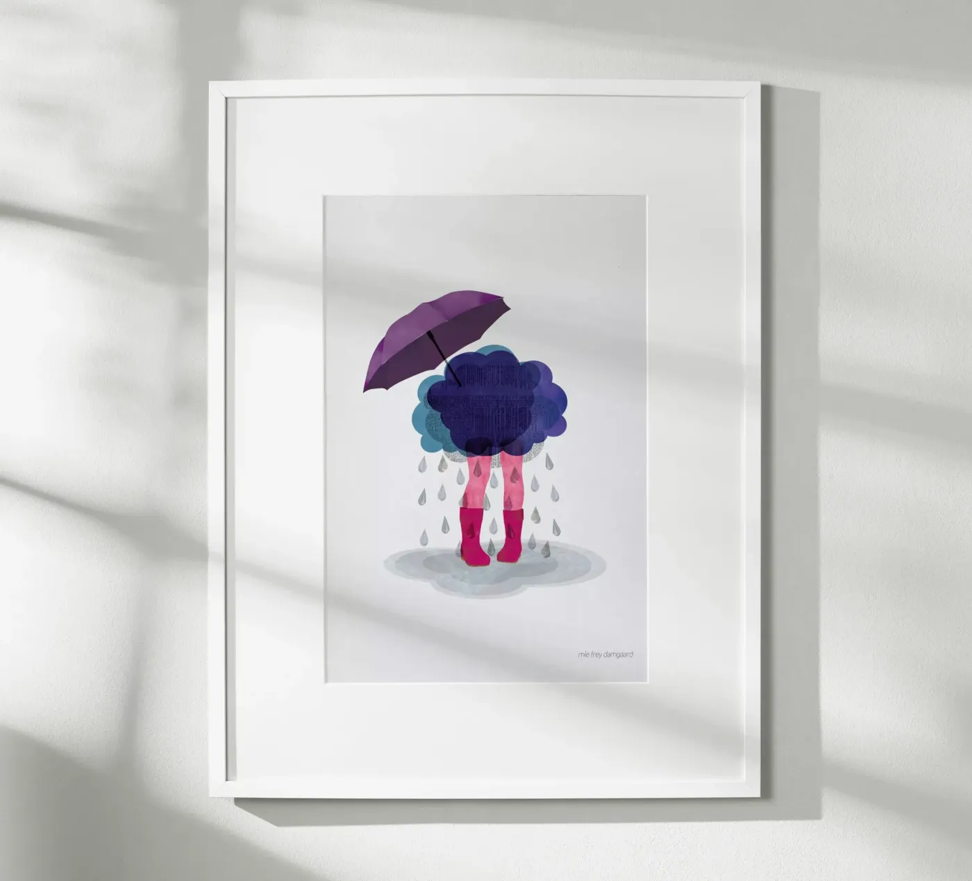 Miserable Poster von Mie Frey Damgaard