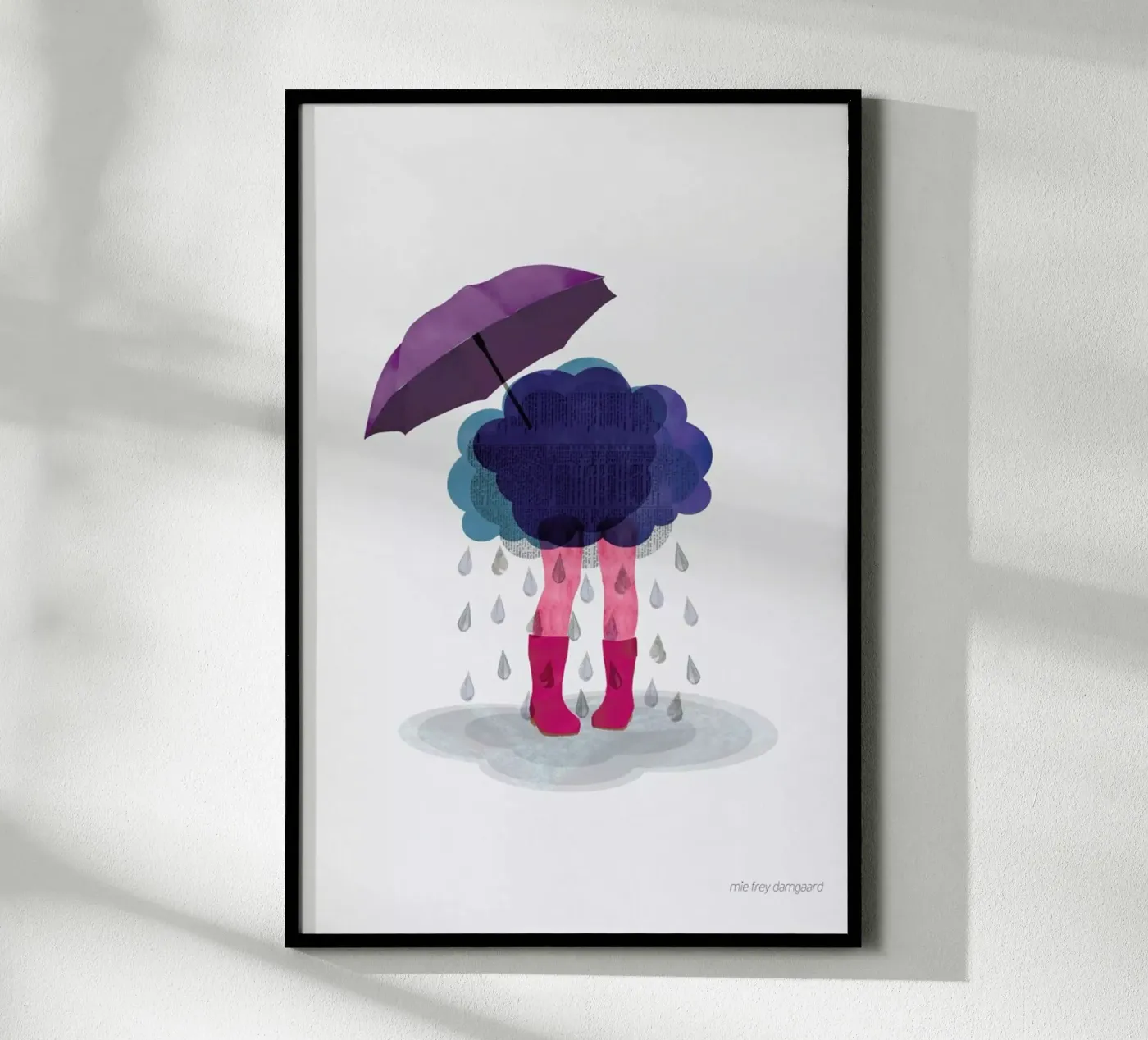 Miserable Poster von Mie Frey Damgaard