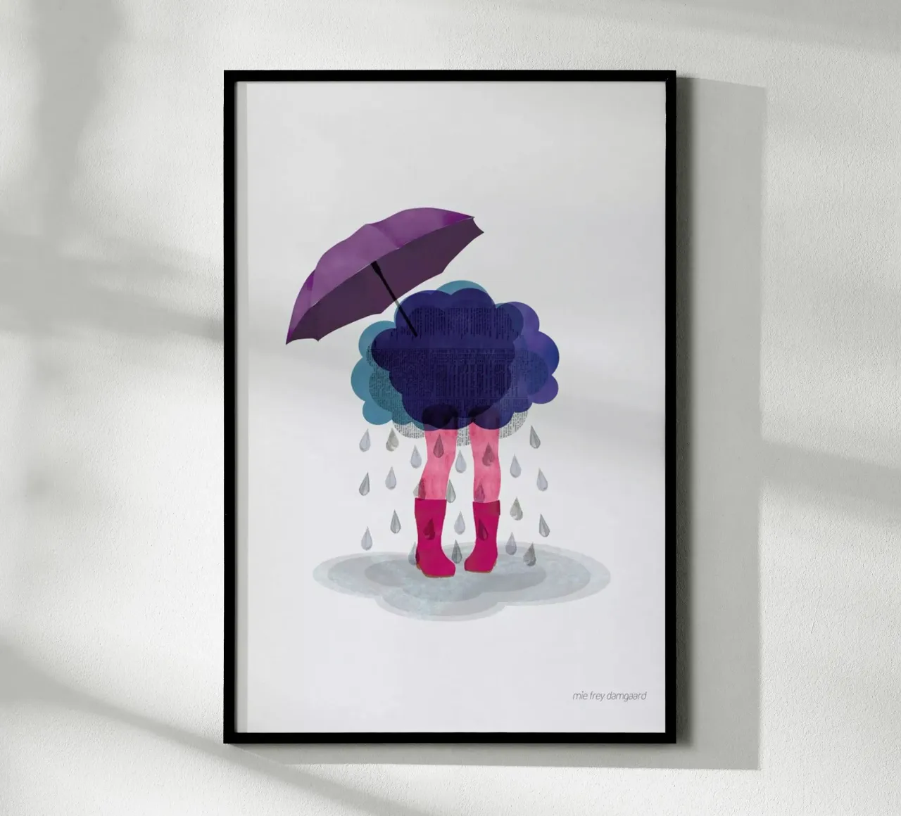 Miserable poster van Mie Frey Damgaard