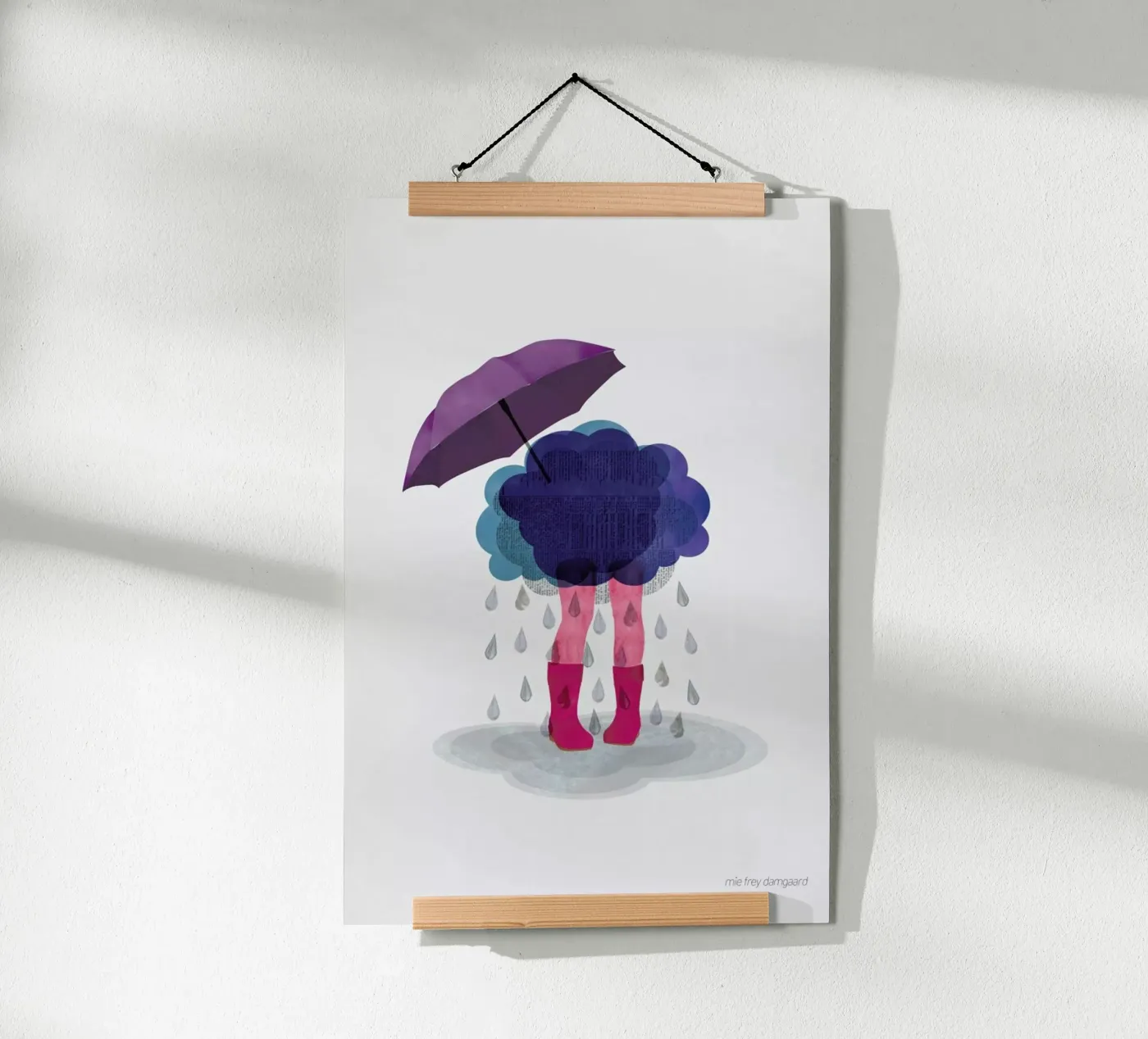 Miserable Poster von Mie Frey Damgaard
