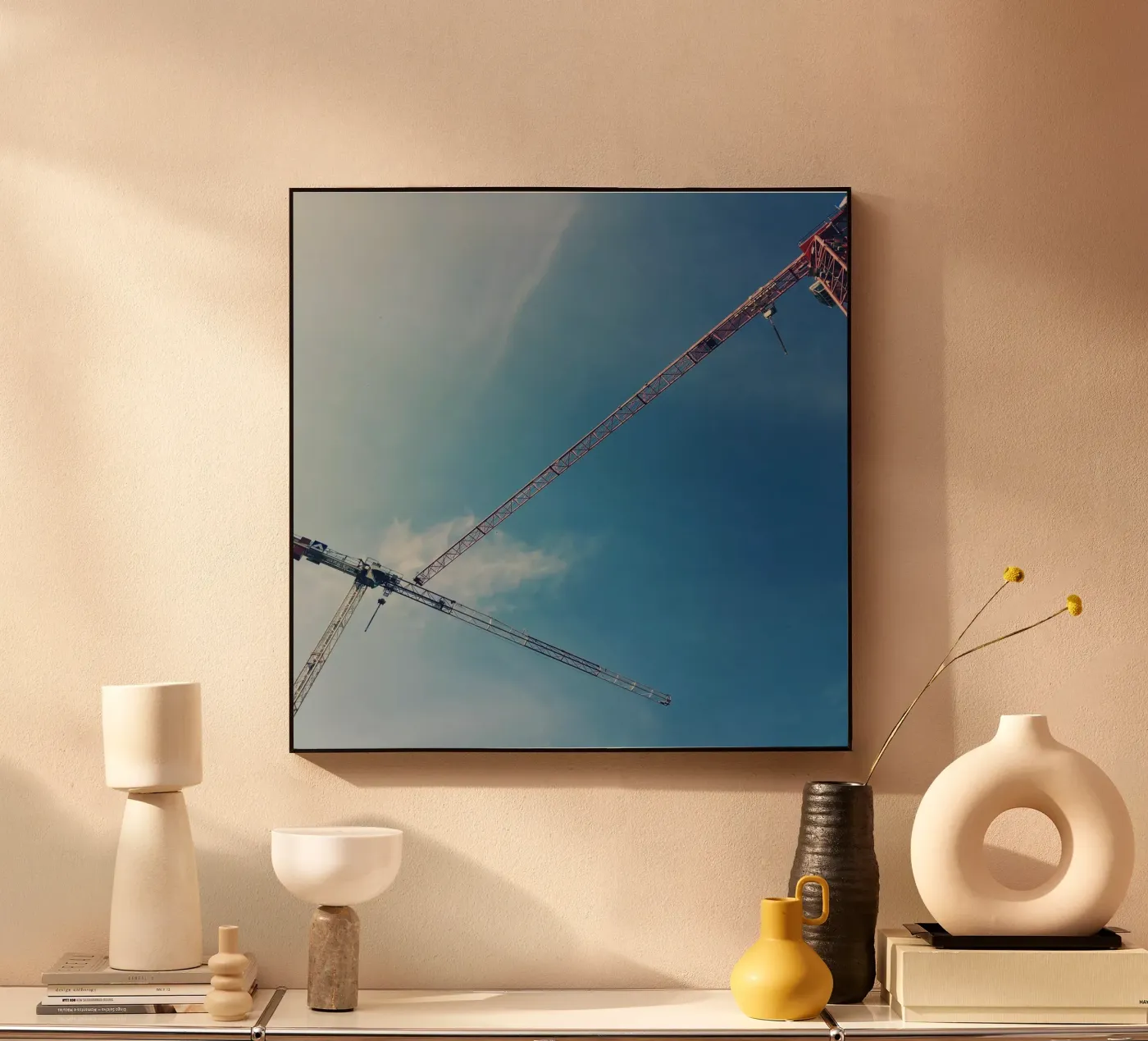 Cranes acrylic glass by snapshots