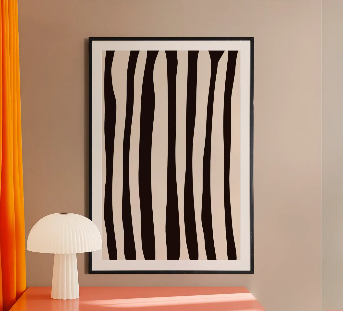 Wavy Stripes poster by treechild