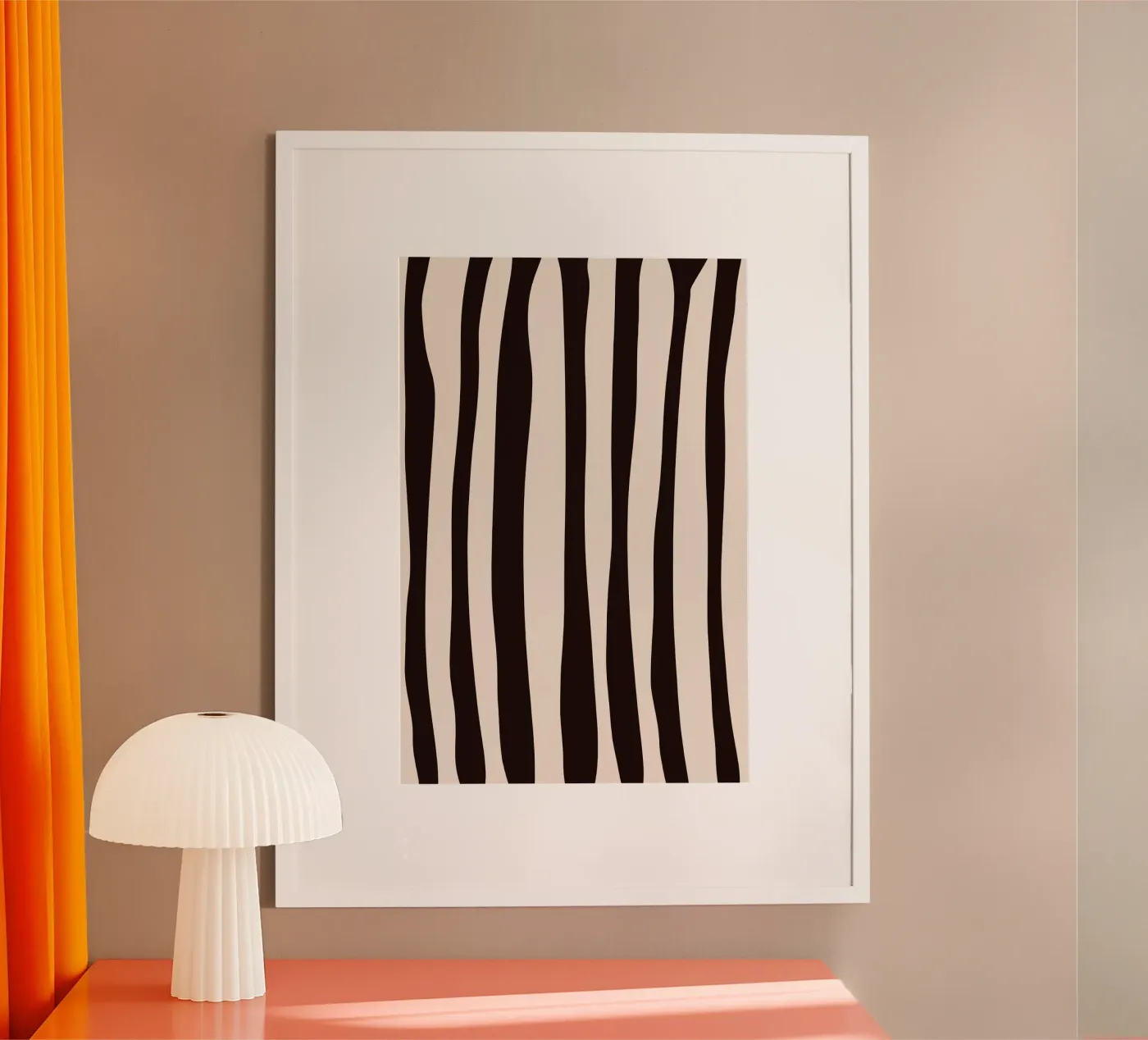 Wavy Stripes poster by treechild