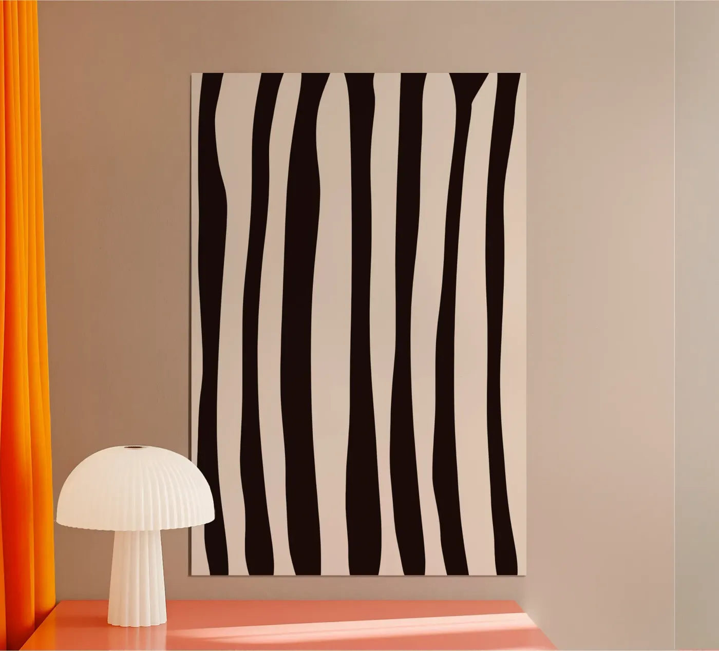 Wavy Stripes poster by treechild