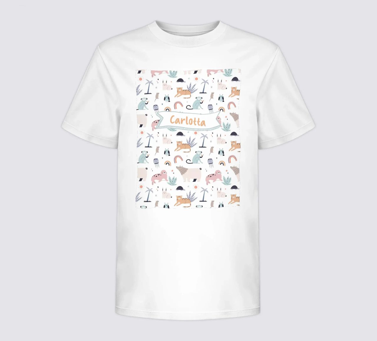 Liebe Tiere in Pastell t-shirt enfant de Ohkimiko