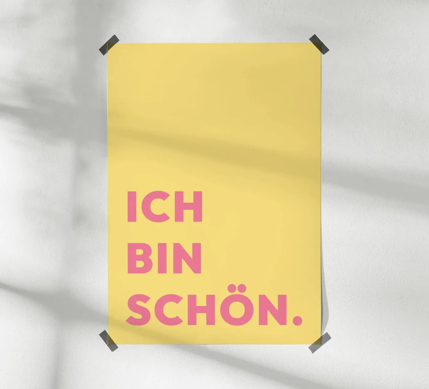 Ich bin schön poster da NoordalLiving