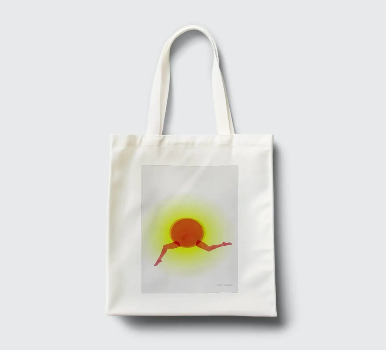 Joyful borsa in juta da Mie Frey Damgaard