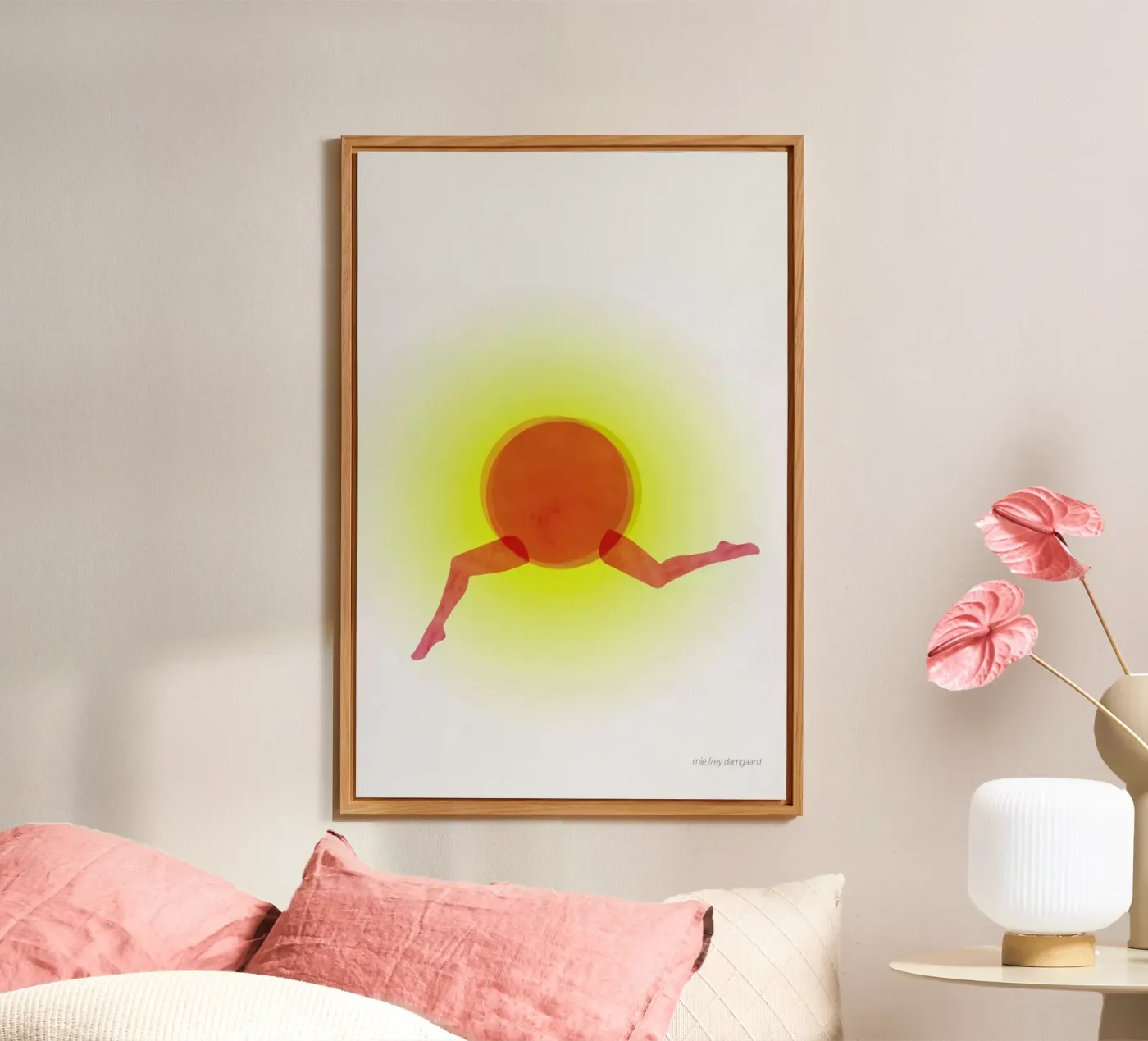 Joyful alluminio dibond da Mie Frey Damgaard