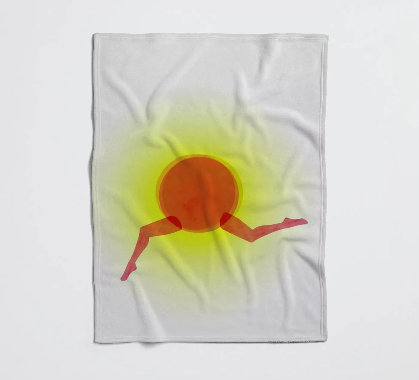 Joyful fleecedeken van Mie Frey Damgaard