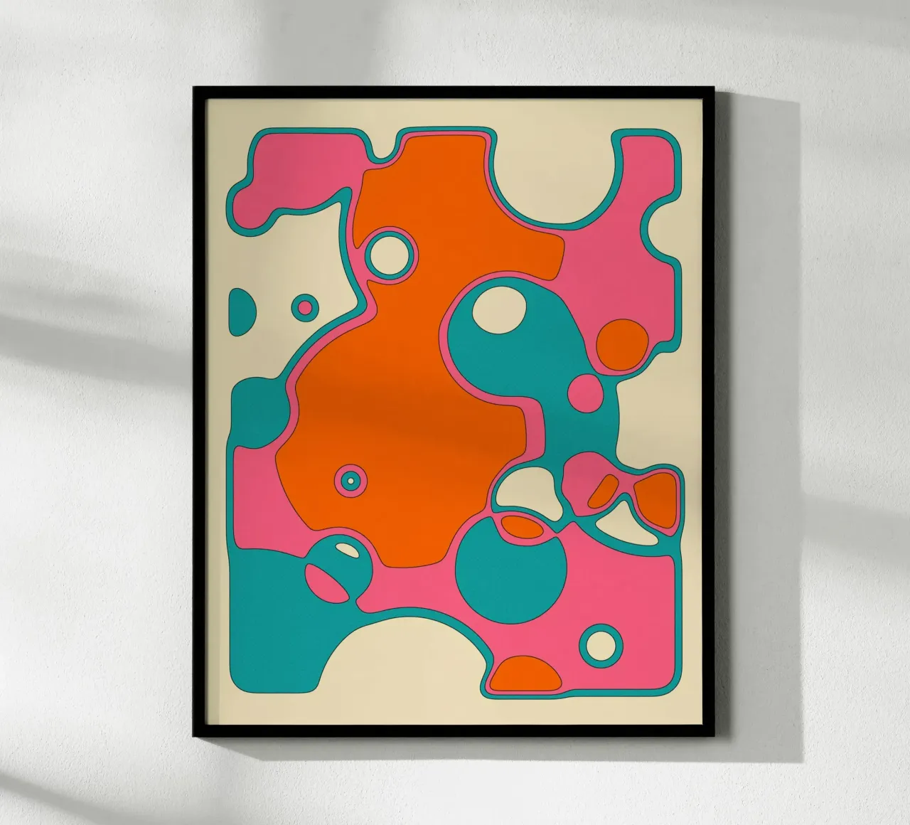 Spuntare poster con telaio in legno da Jazzberry Blue