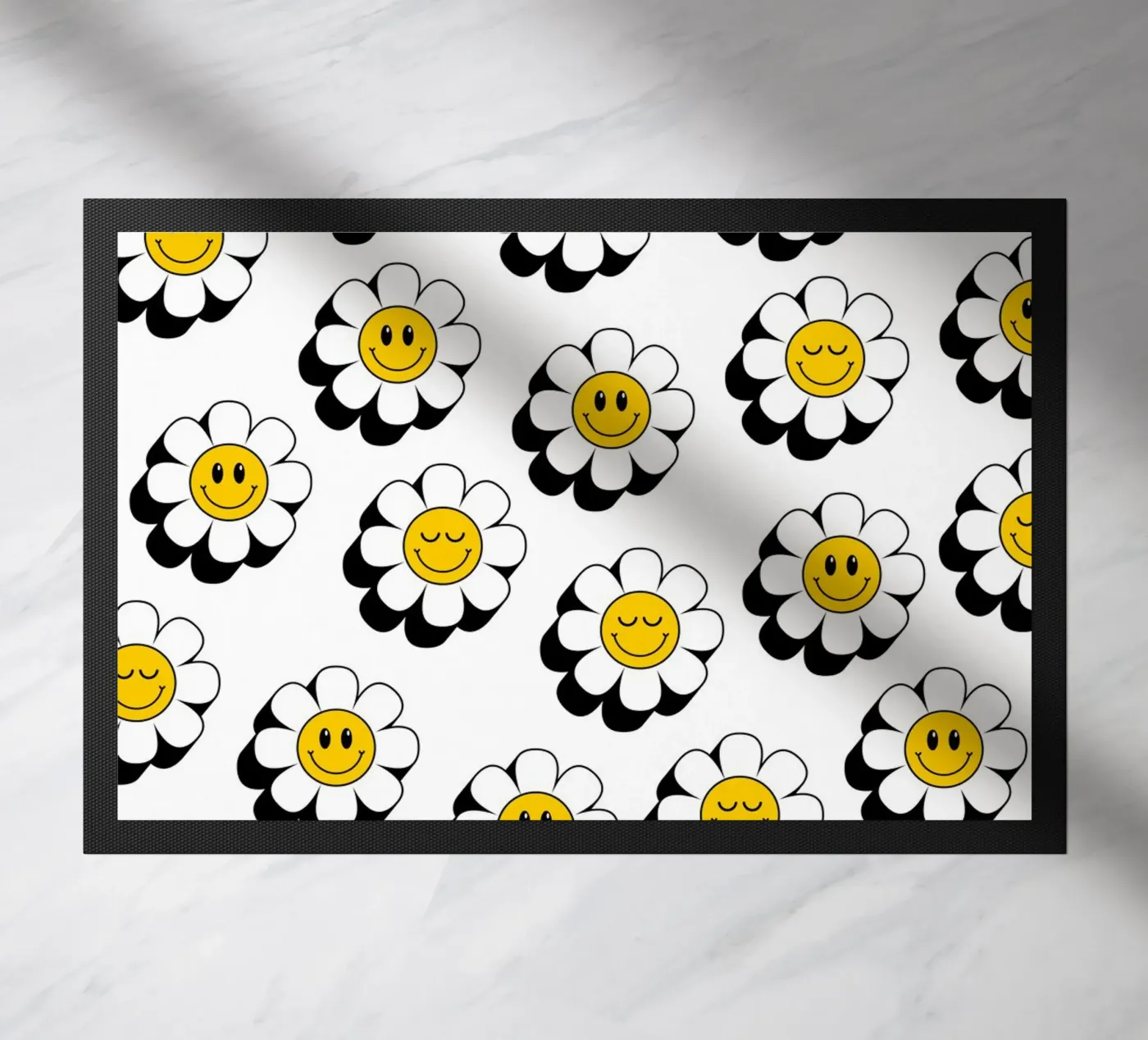 Retro flowers pattern zerbino da Happypatterns