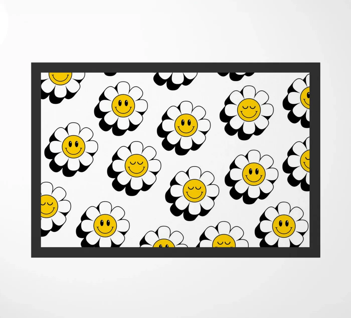 Retro flowers pattern zerbino da Happypatterns