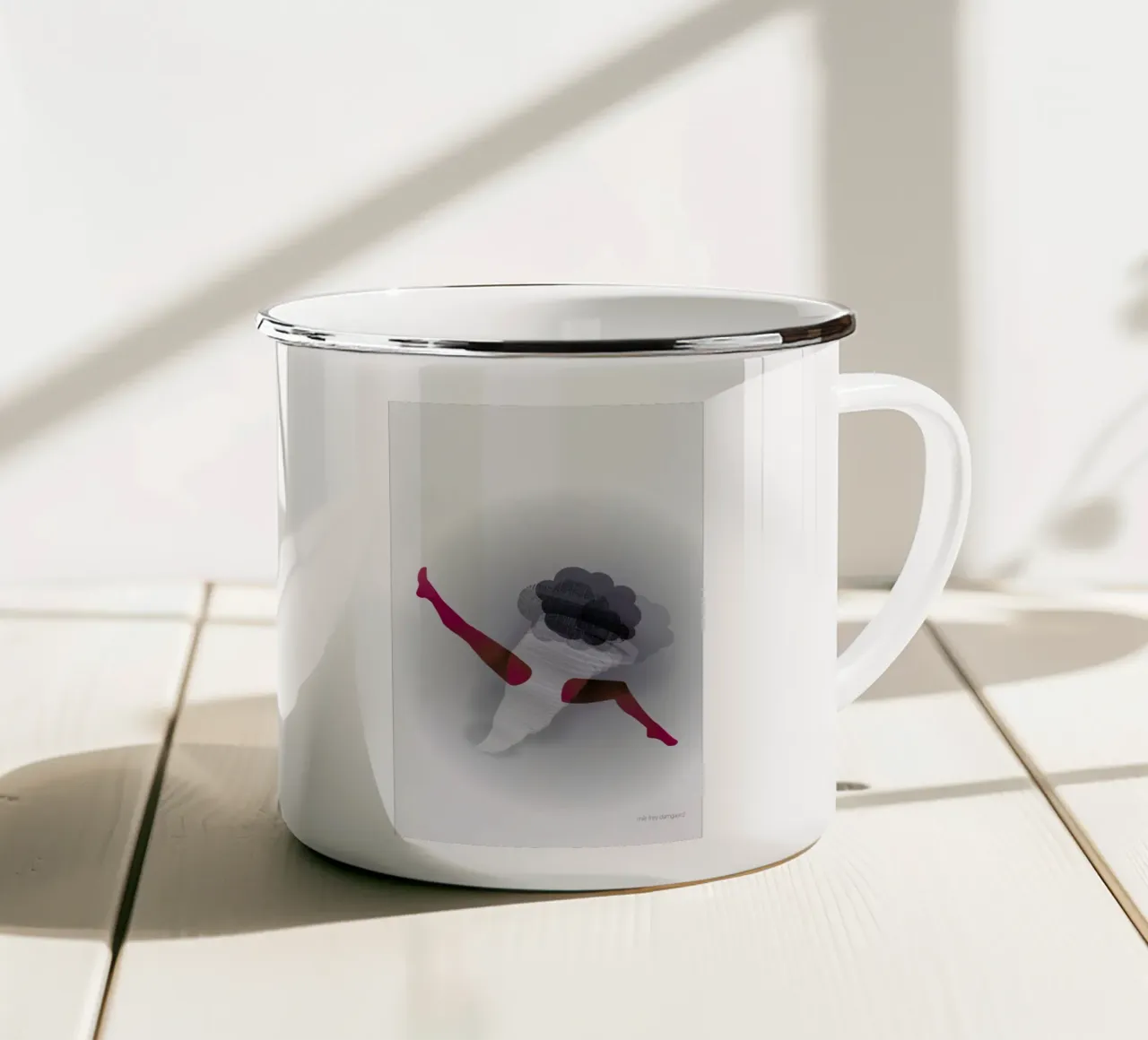 Furious tazza in smalto da Mie Frey Damgaard