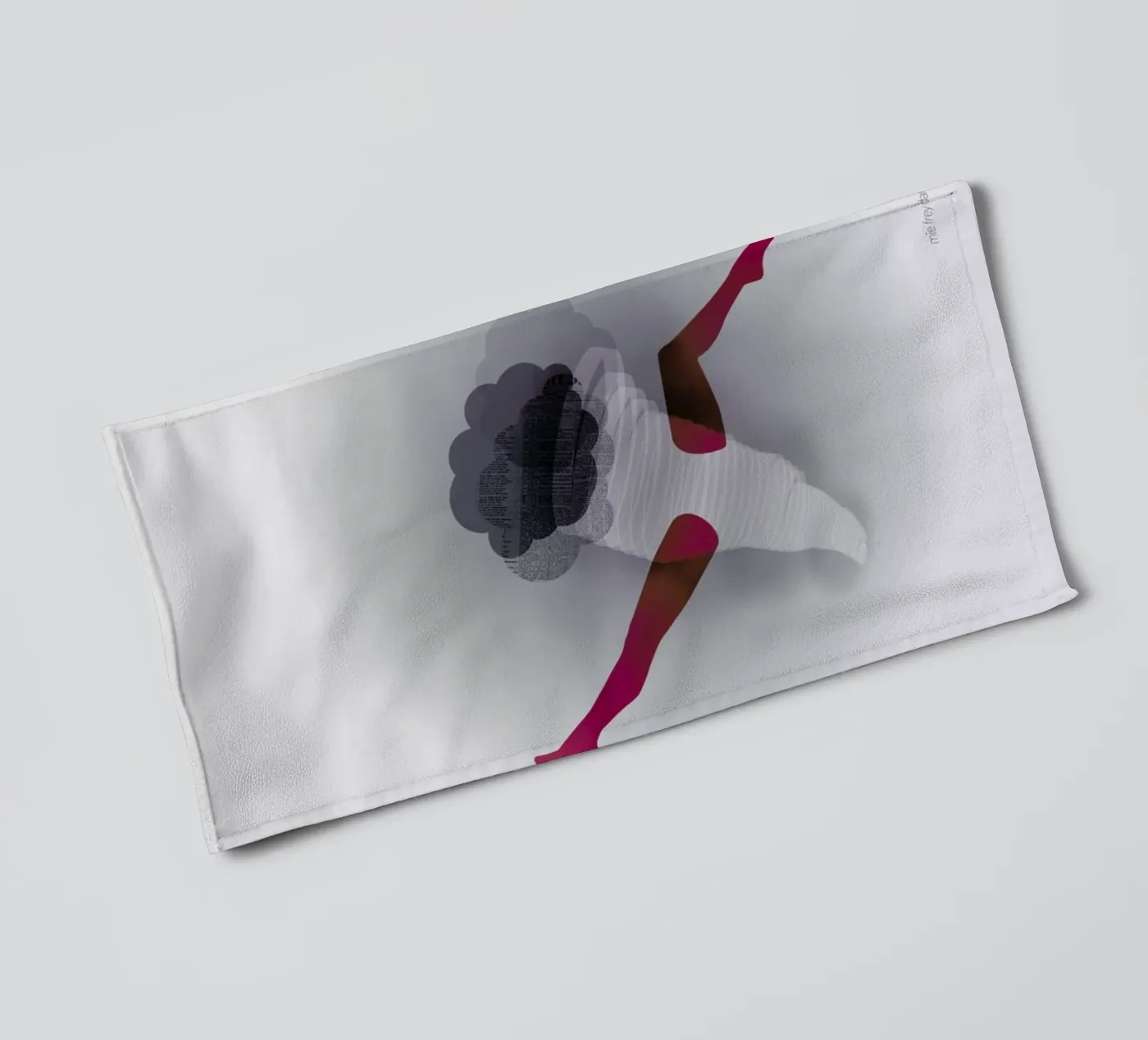 Furious towel by Mie Frey Damgaard