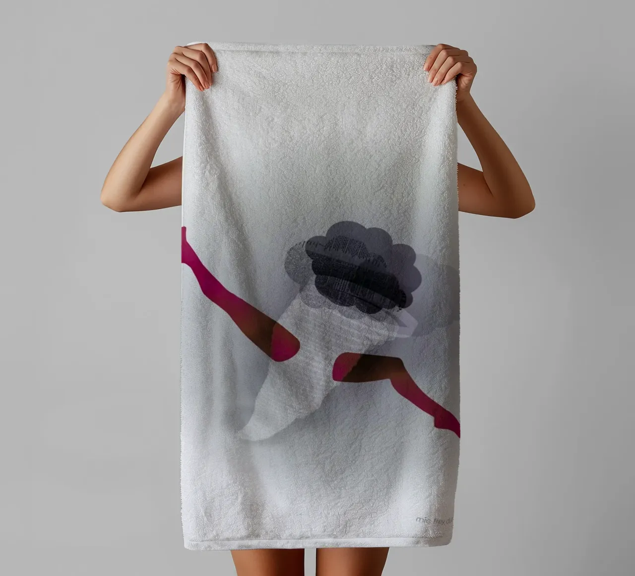 Furious badhanddoek van Mie Frey Damgaard