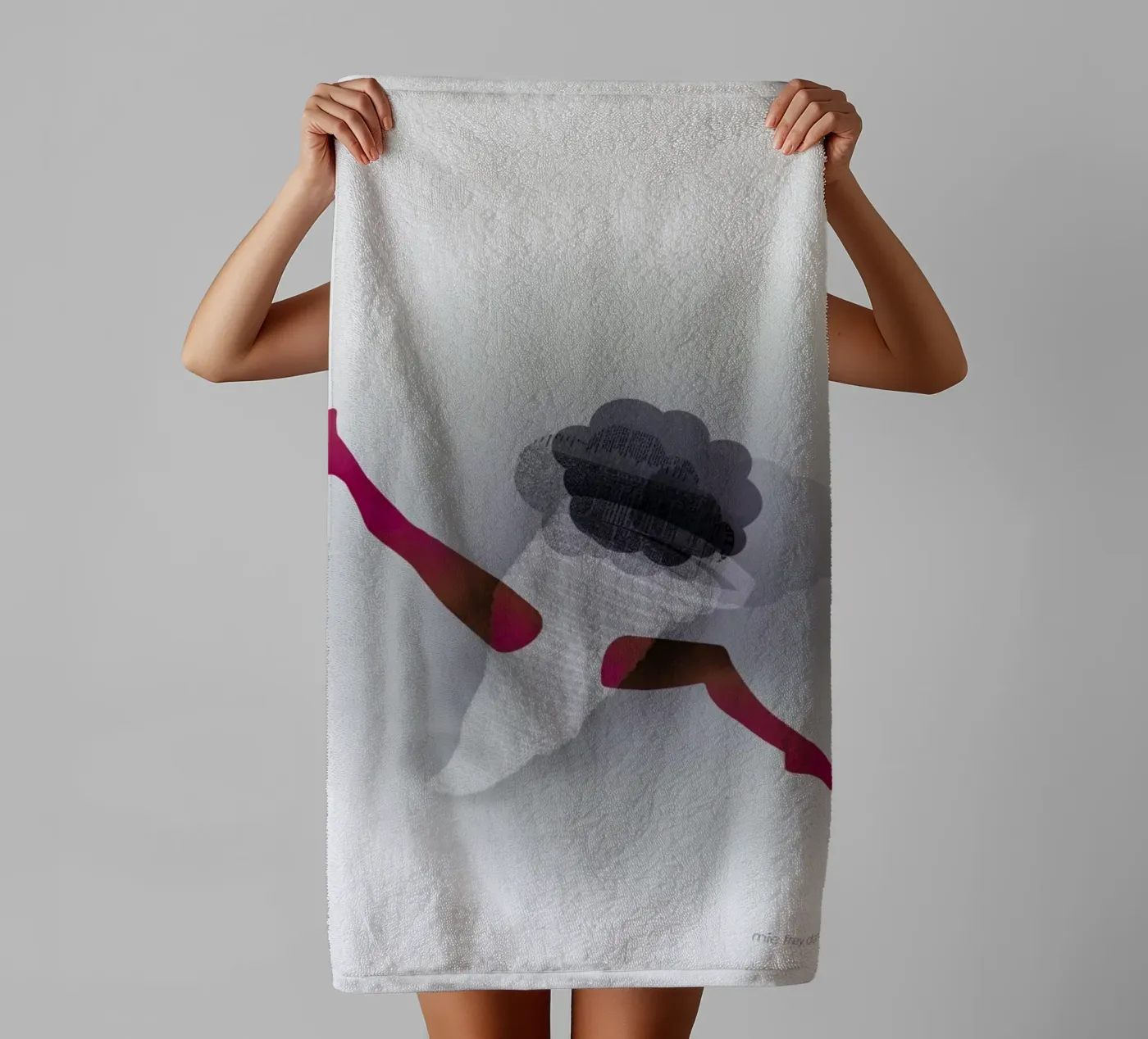 Furious towel by Mie Frey Damgaard