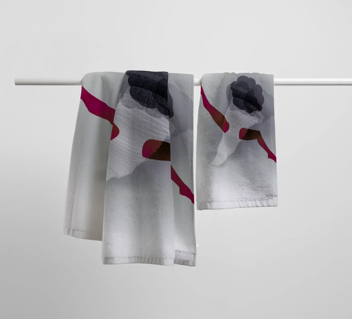 Furious towel by Mie Frey Damgaard