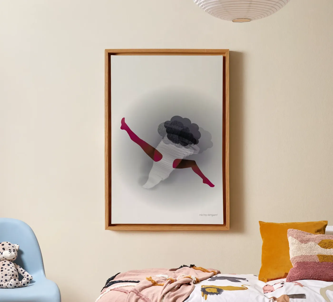 Furious canvas by Mie Frey Damgaard