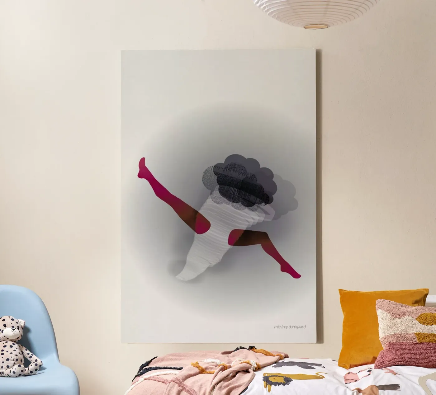 Furious canvas by Mie Frey Damgaard