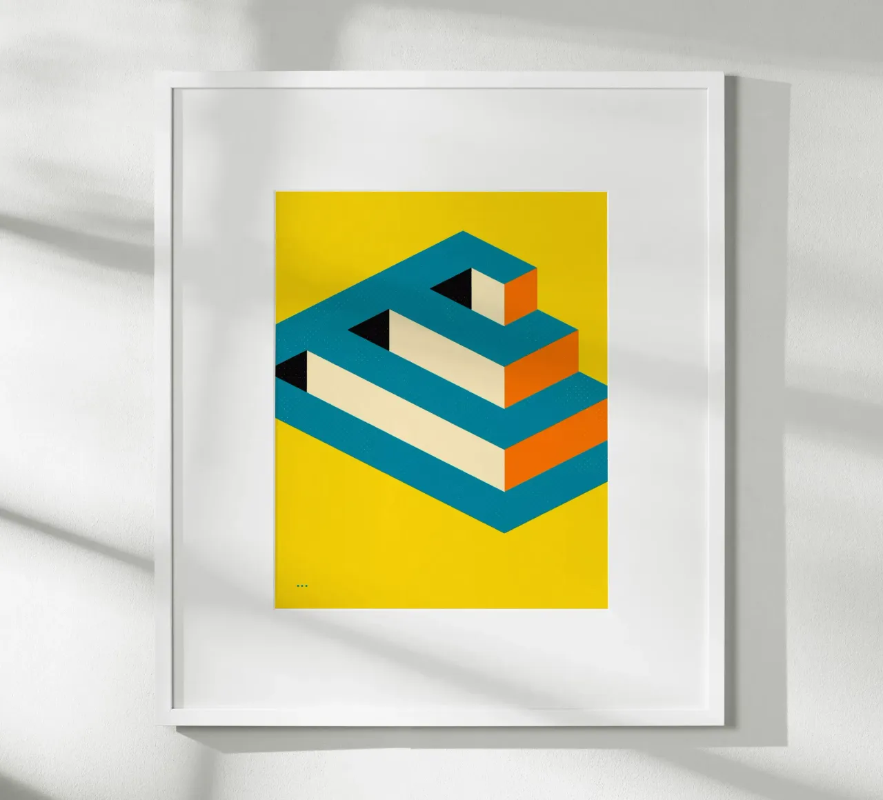 Causa persa poster con telaio in alluminio da Jazzberry Blue