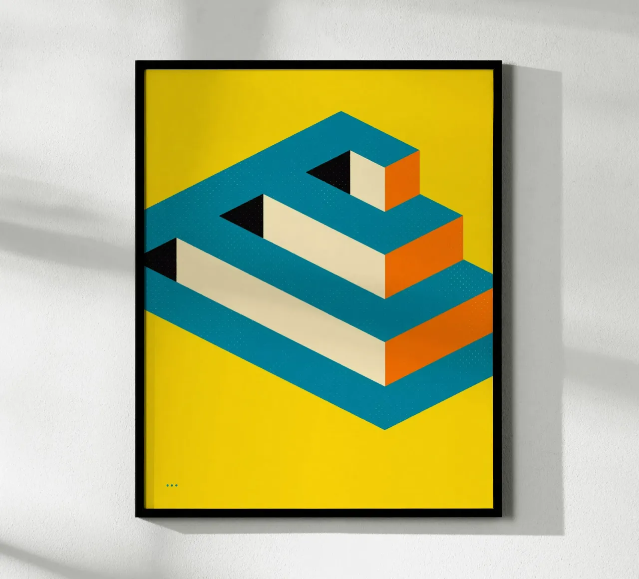 Causa persa poster con telaio in alluminio da Jazzberry Blue