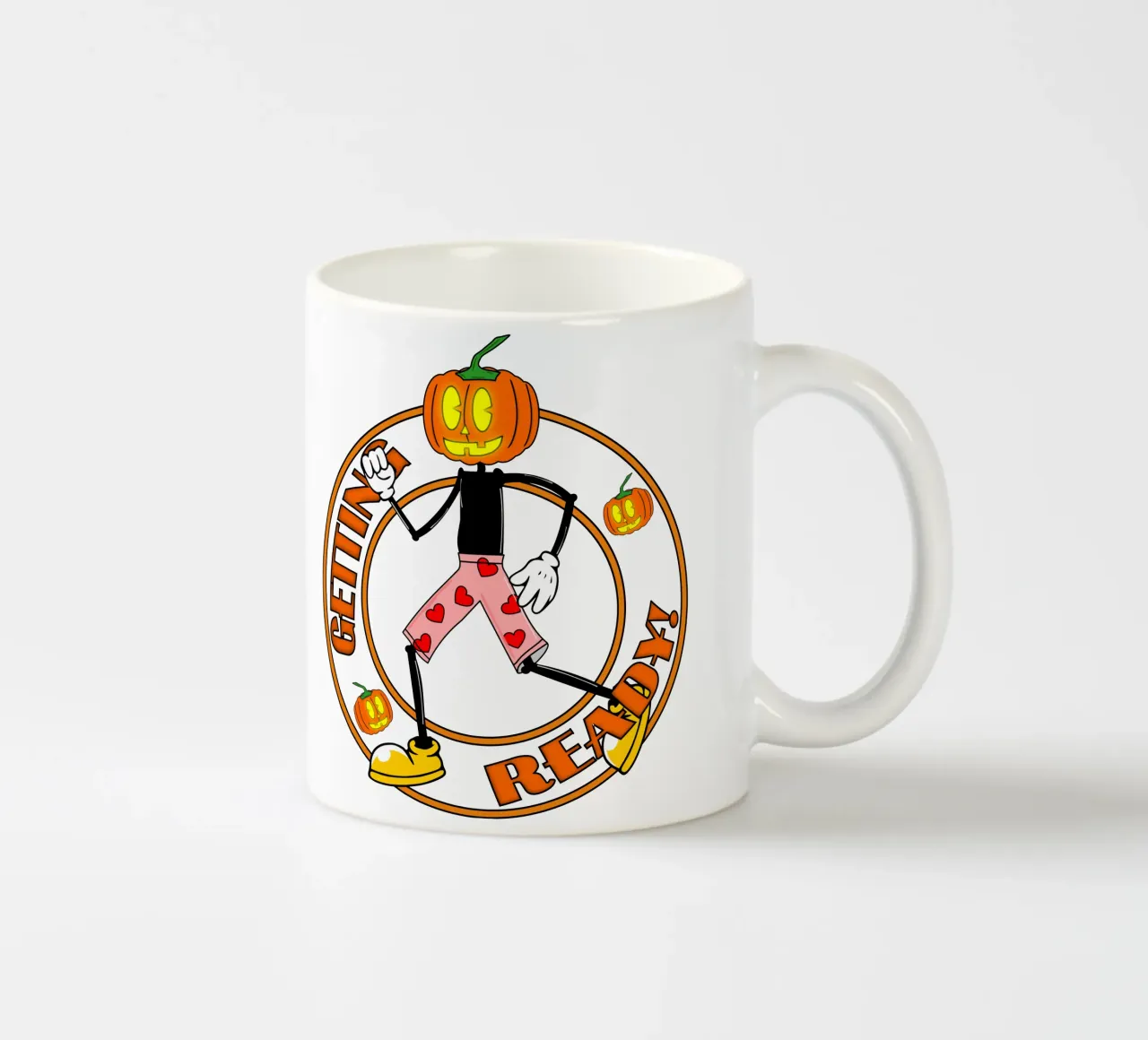 Pronto Jack-O'-Lantern tazza in ceramica da sillyindustries