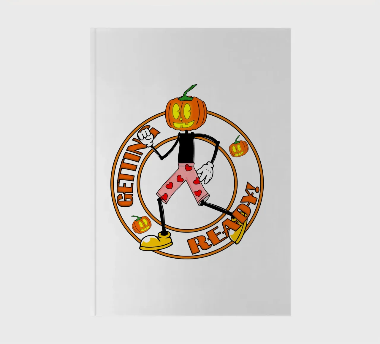 Ready Jack-O'-Lantern notebook by sillyindustries