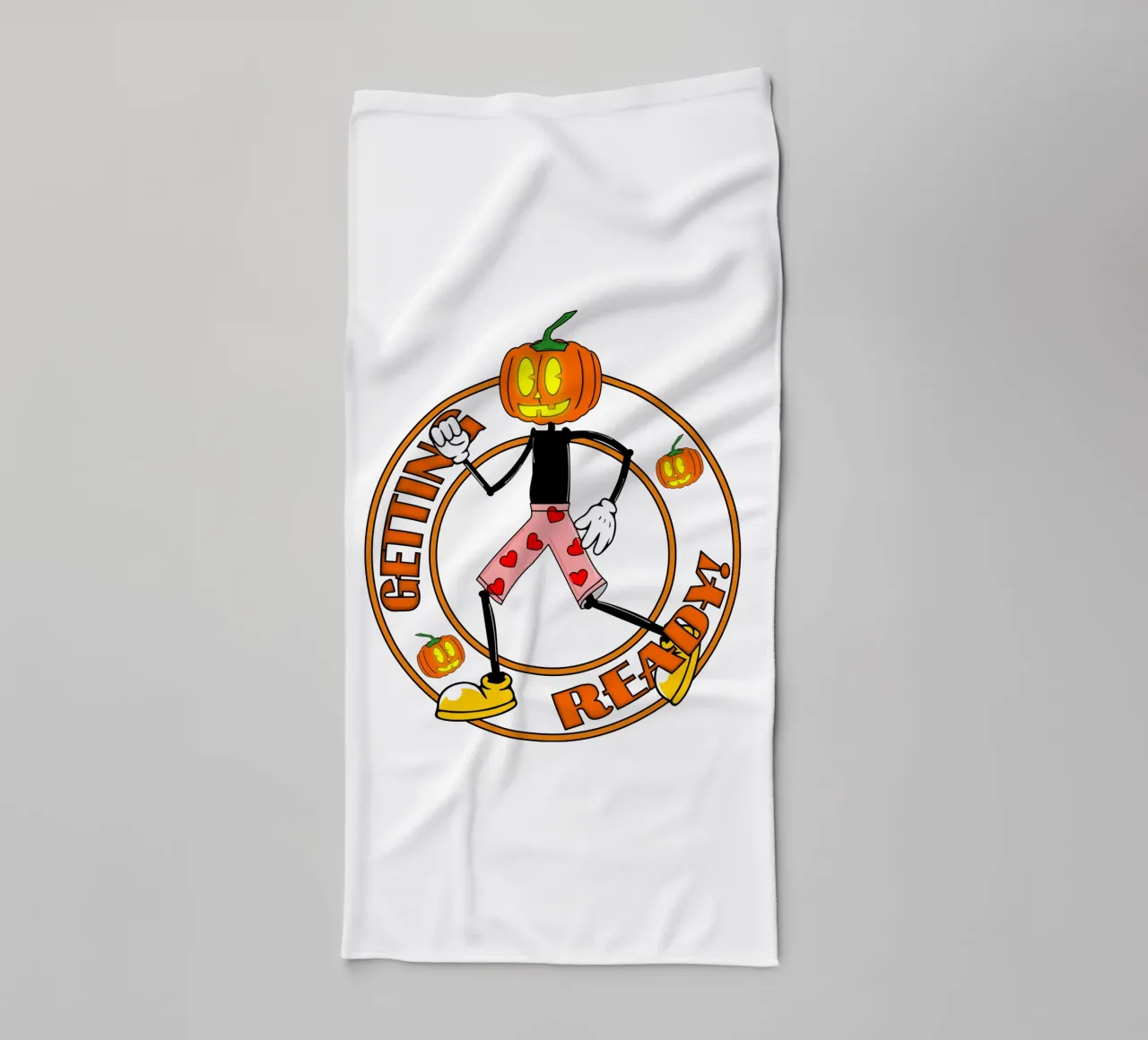 Pronto Jack-O'-Lantern asciugamano da bagno da sillyindustries