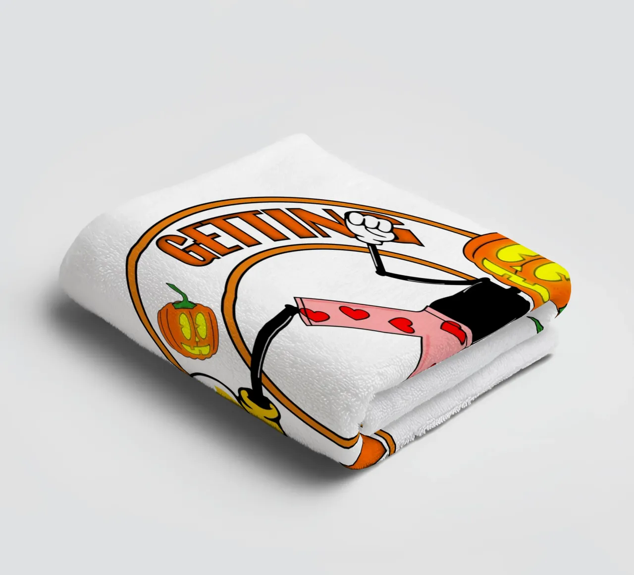 Pronto Jack-O'-Lantern asciugamano da bagno da sillyindustries