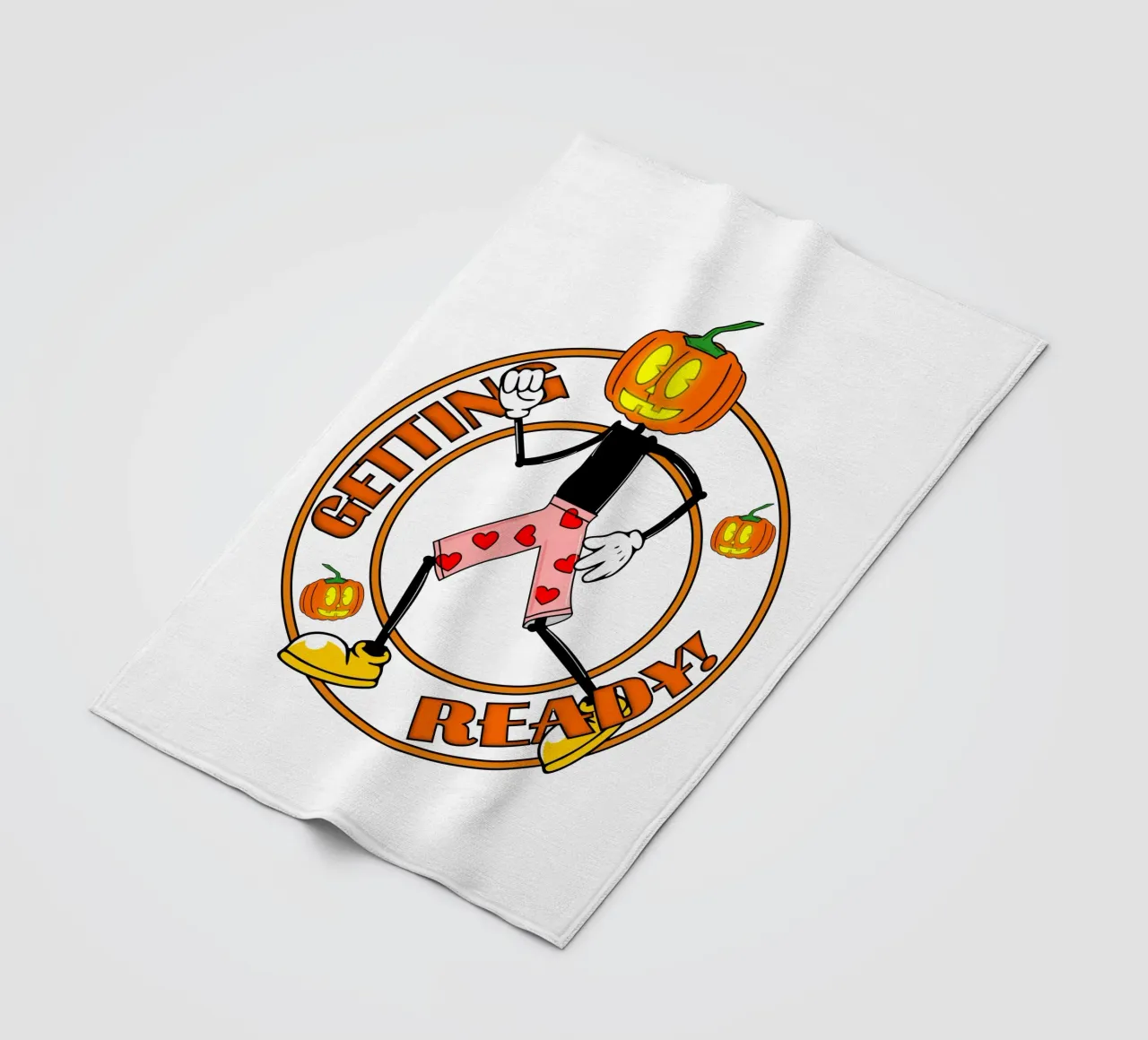 Bereit Jack-O'-Lantern Fleecedecke von sillyindustries