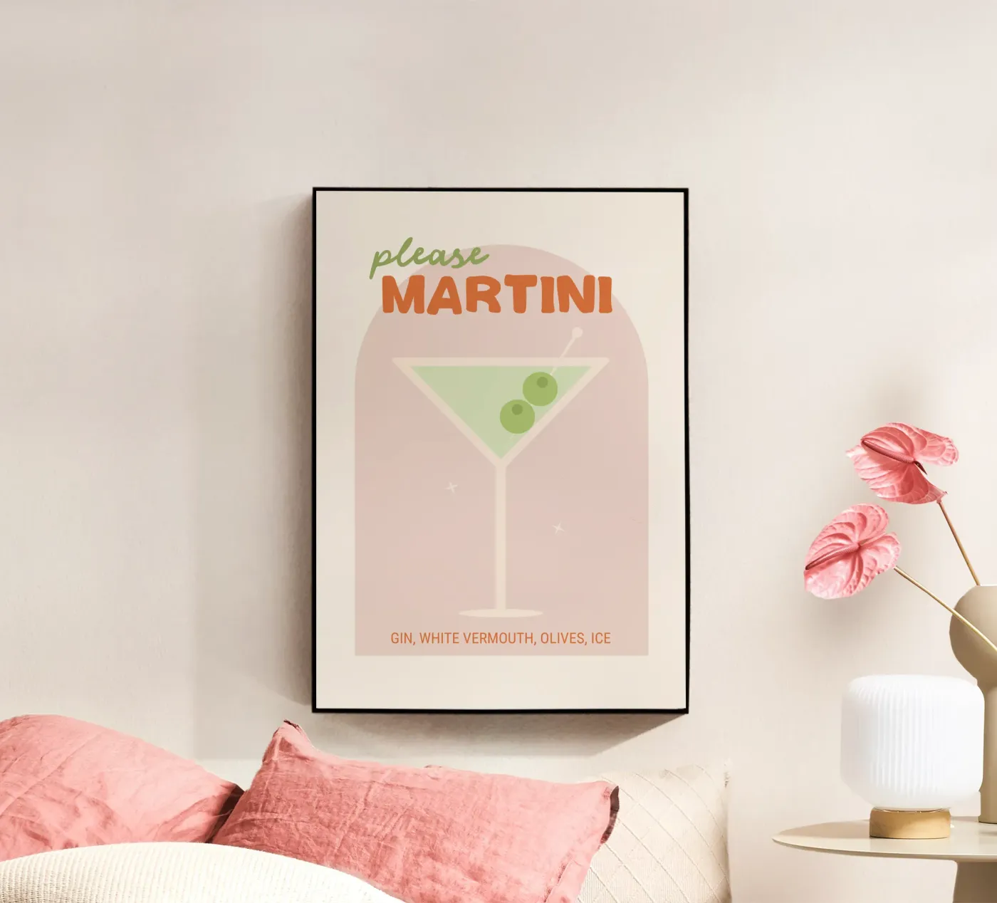 Martini please! acryl van CSK DESIGN