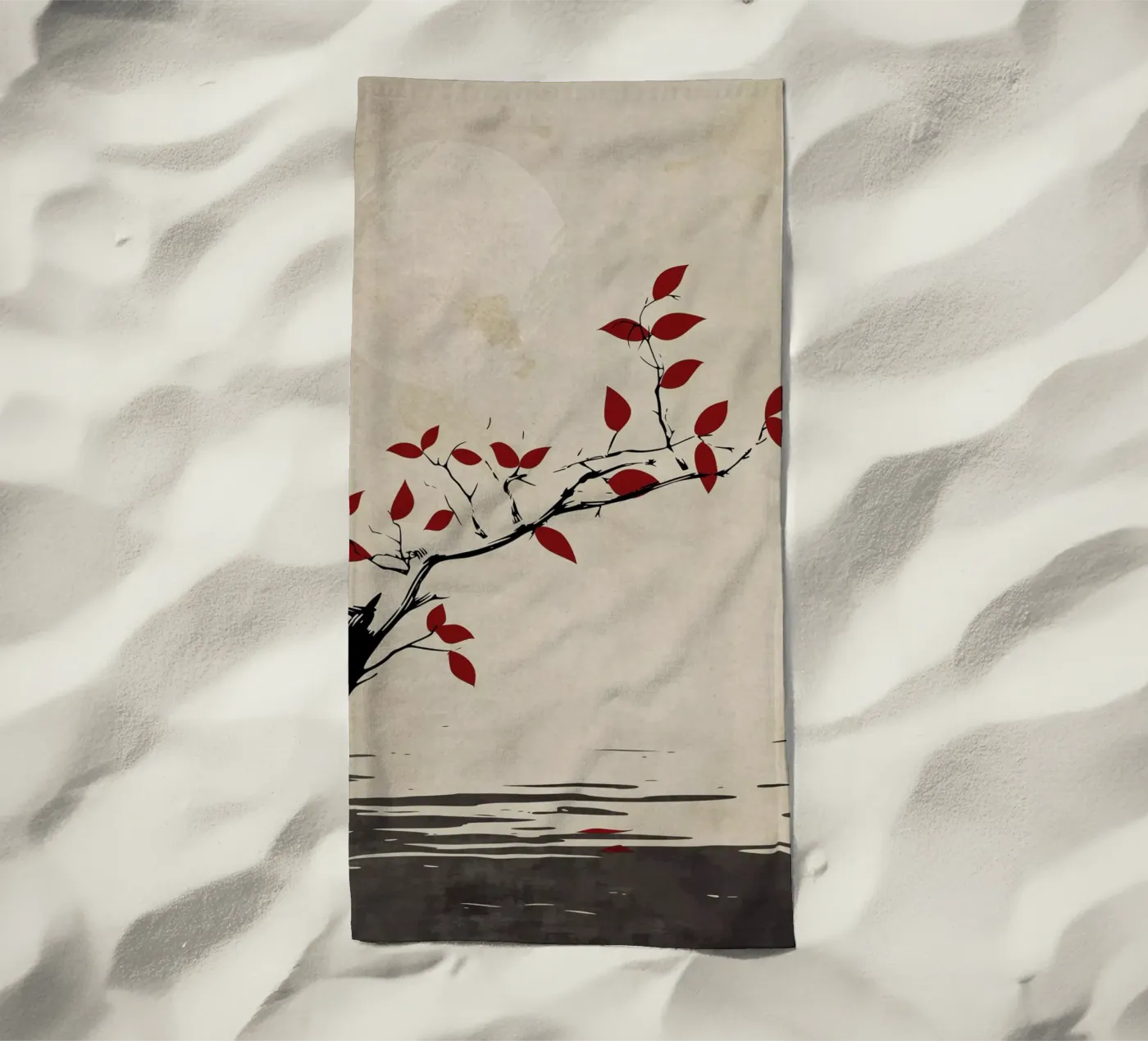 Delicate waters strandhanddoek van LaylaOzHome