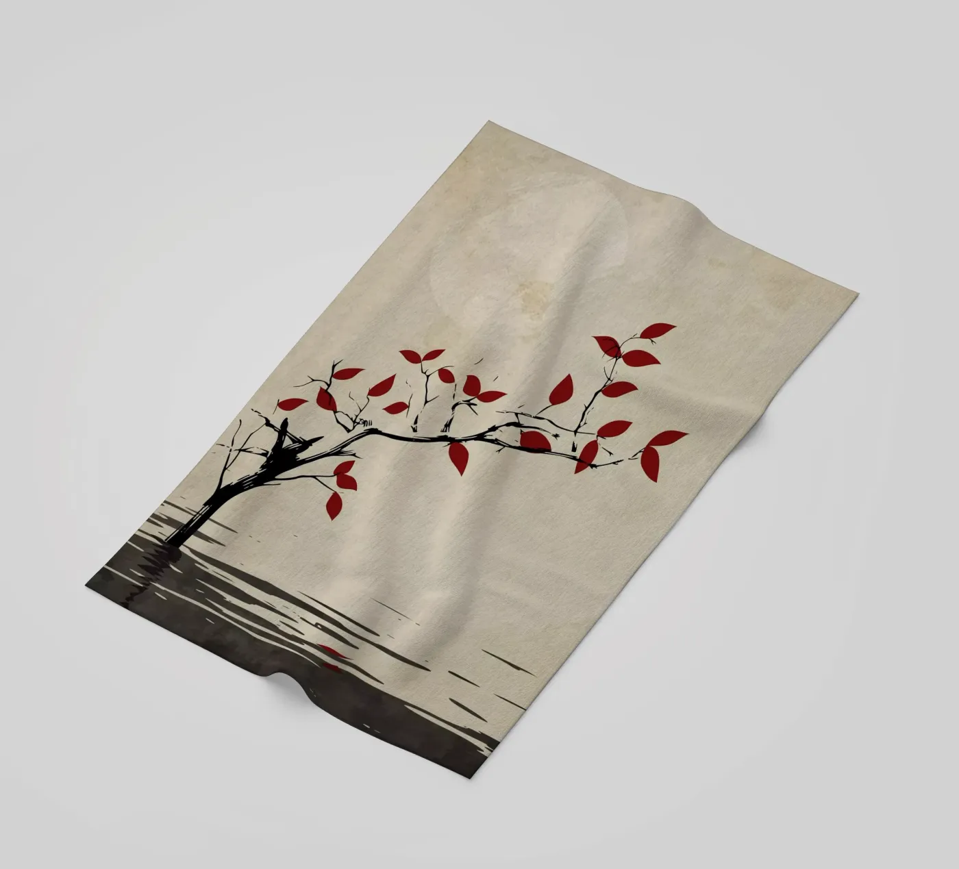 Delicate waters strandhanddoek van LaylaOzHome