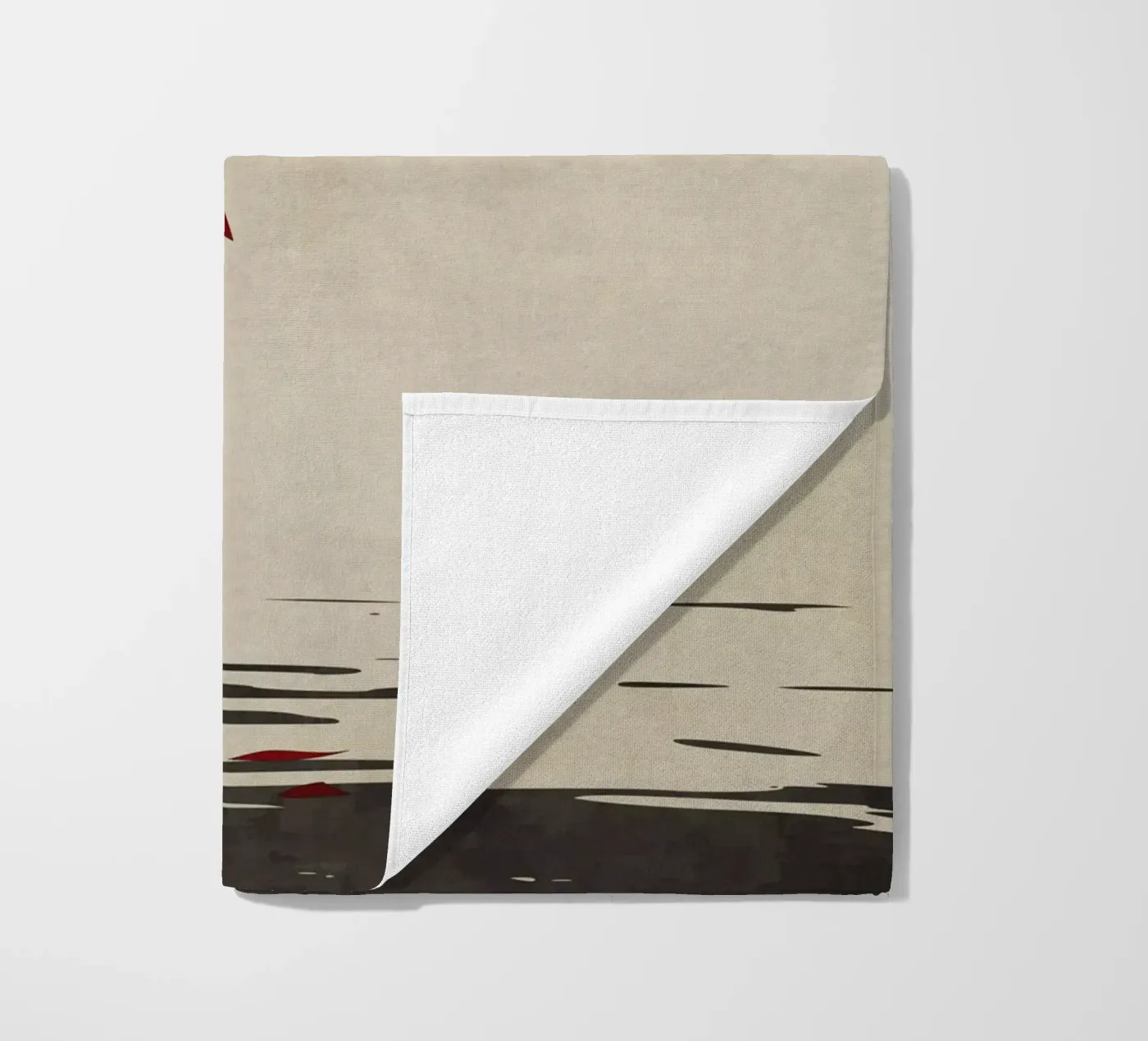 Delicate waters strandhanddoek van LaylaOzHome