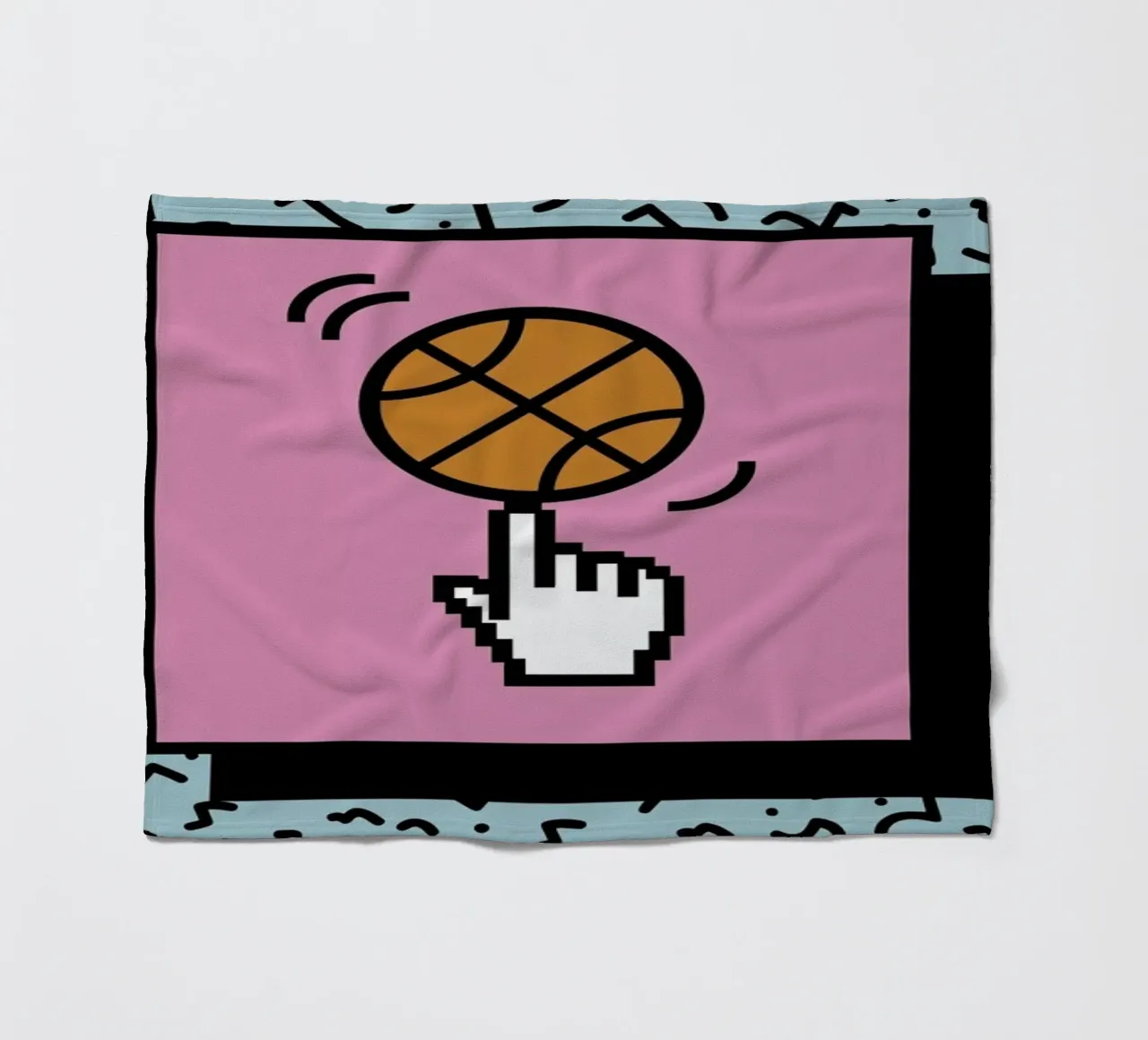 Ball Tricks coperta in pile da Rachel Peck