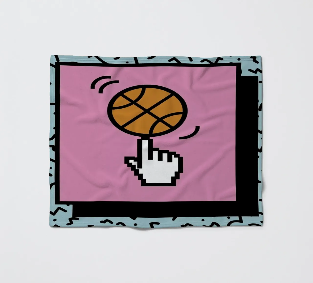 Ball Tricks coperta in pile da Rachel Peck
