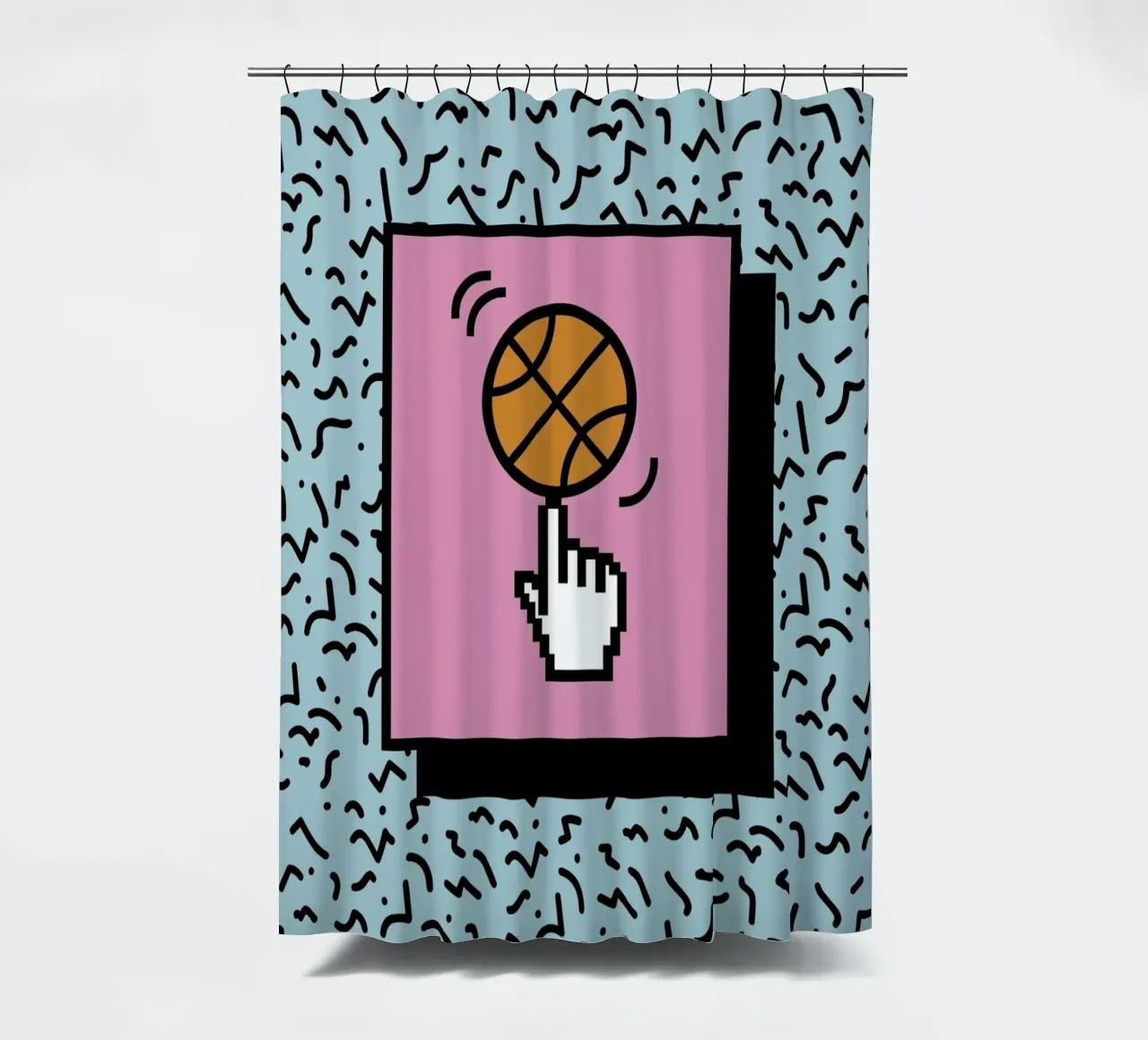 Ball Tricks tenda da doccia da Rachel Peck