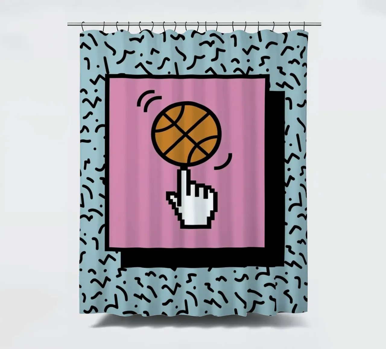 Ball Tricks tenda da doccia da Rachel Peck