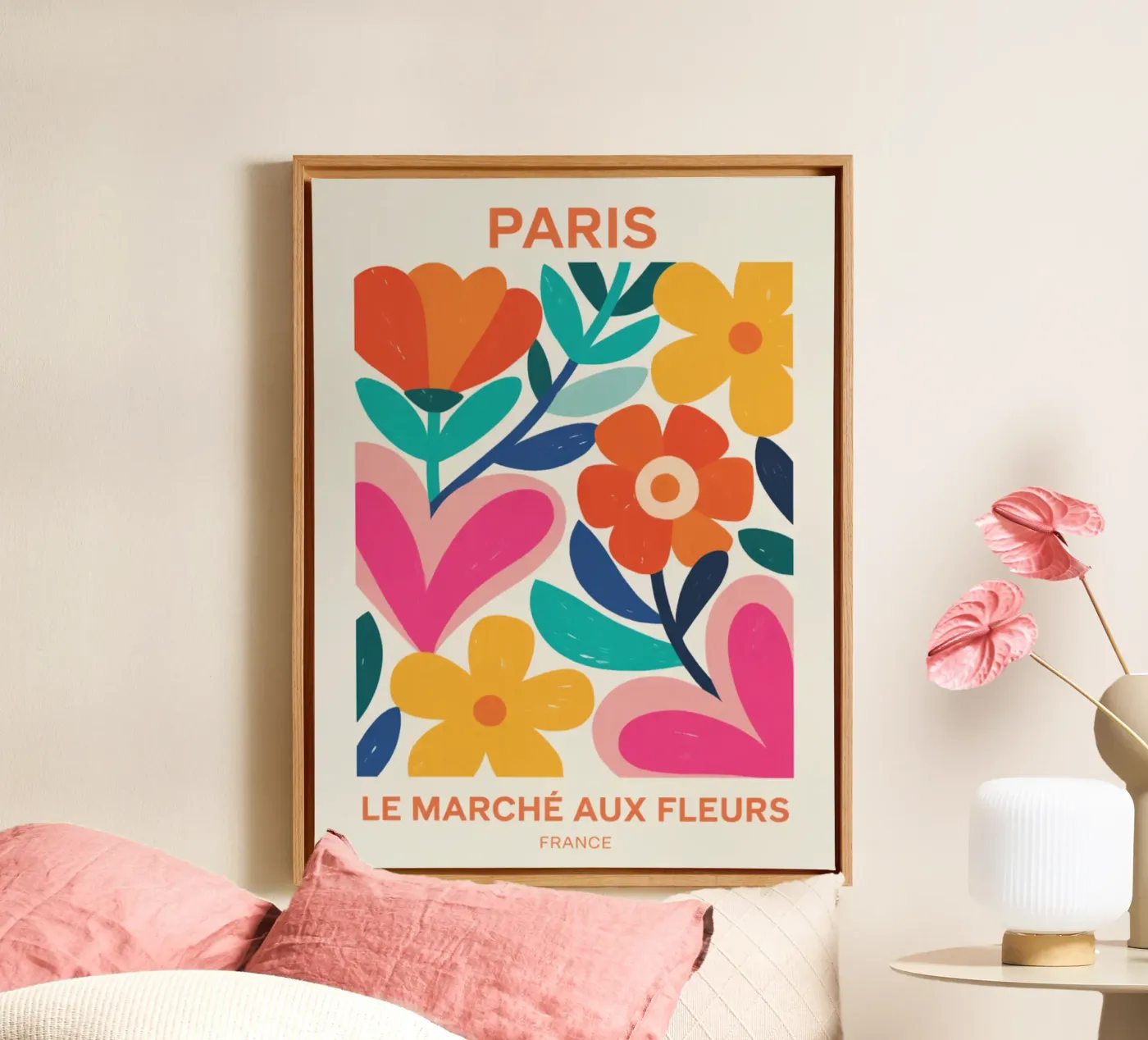 Paris FM toile de Esterr Studio