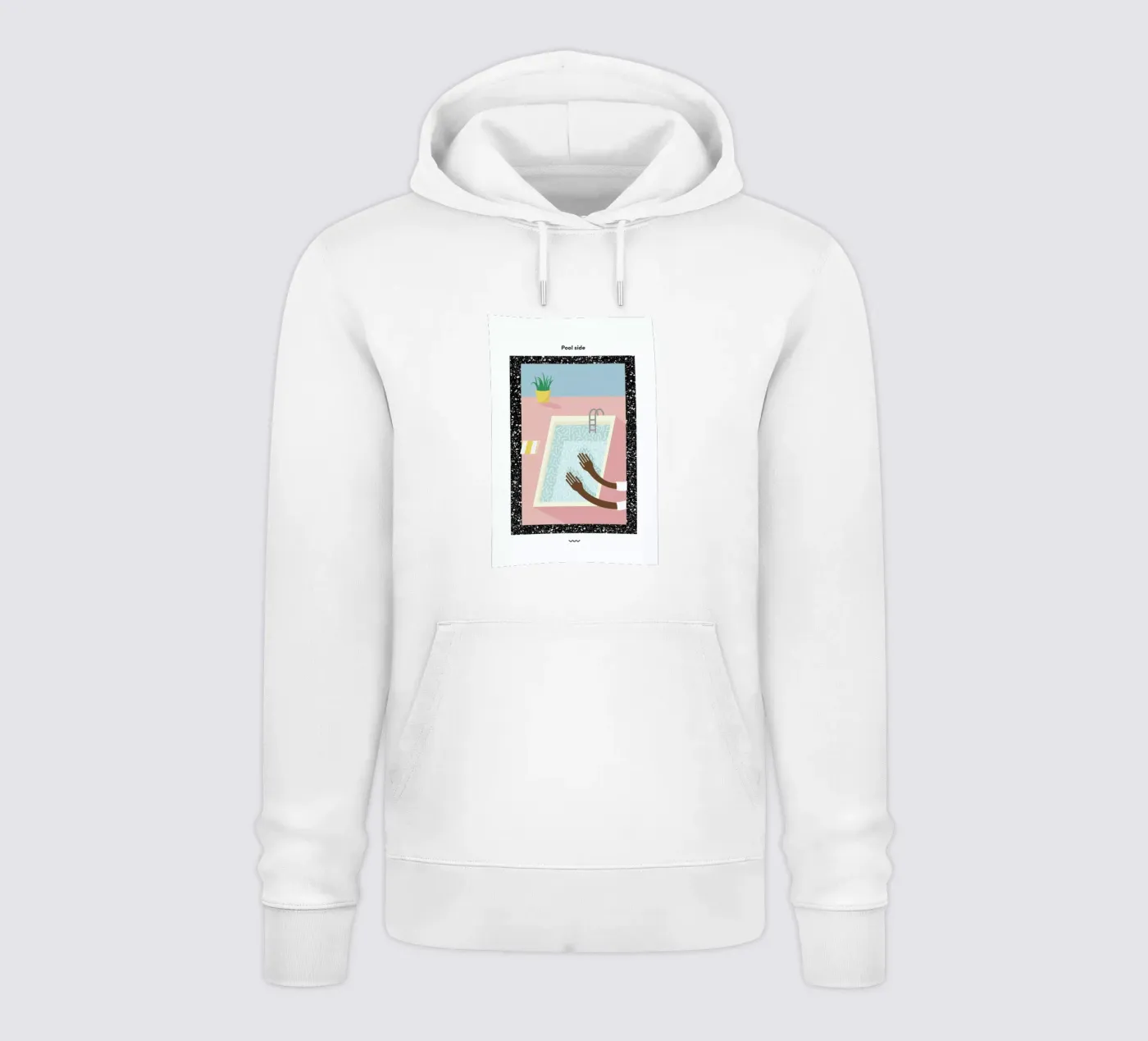 Pool Side hoodie by Rachel Peck