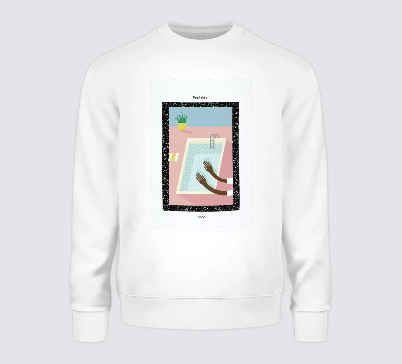 Pool Side felpa da Rachel Peck