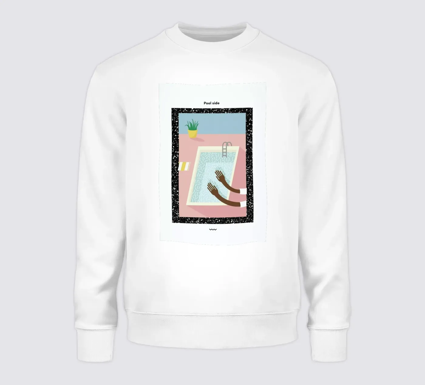Pool Side felpa da Rachel Peck