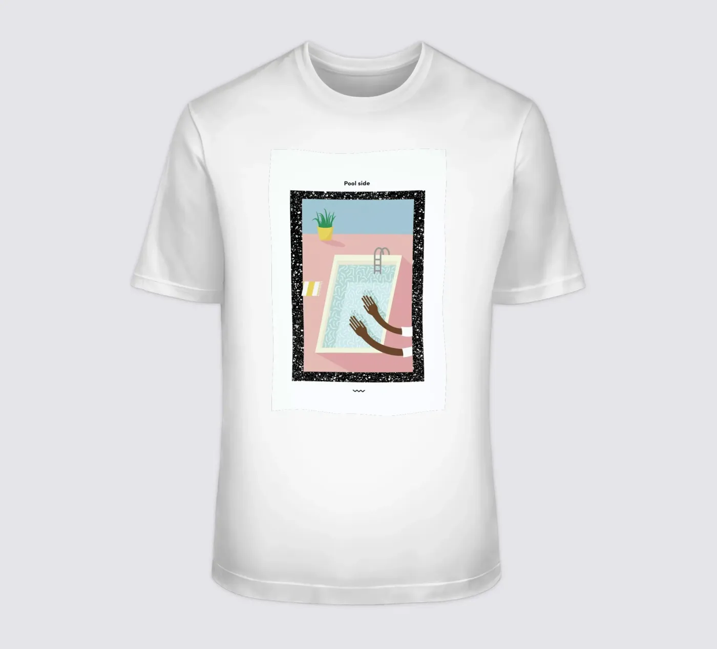 Pool Side t-shirt by Rachel Peck