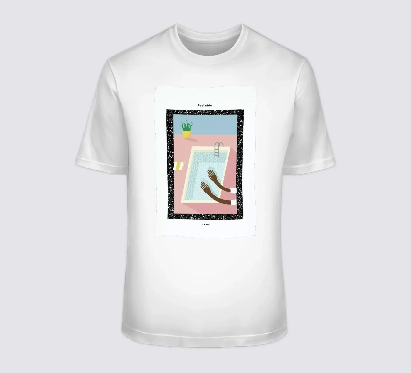 Pool Side t-shirt by Rachel Peck