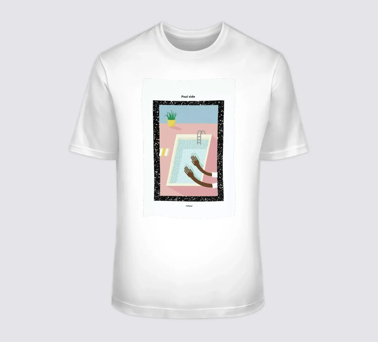 Pool Side t-shirt da Rachel Peck