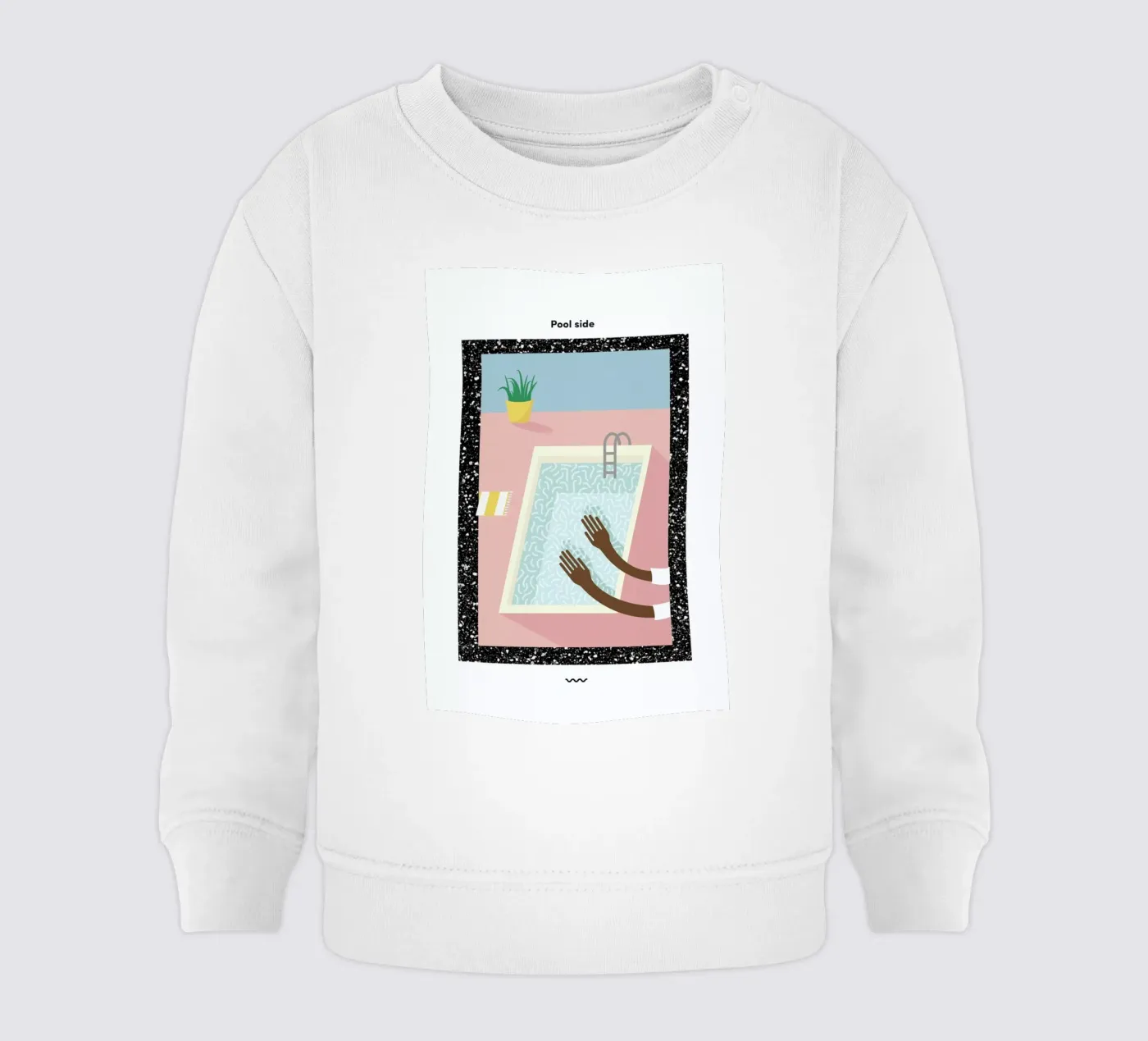 Pool Side felpa neonato da Rachel Peck