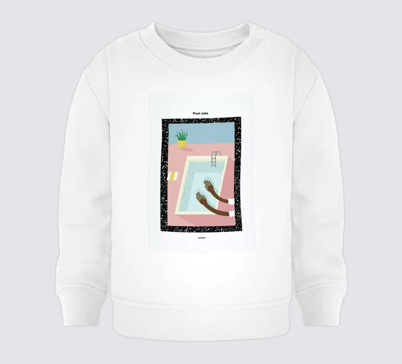 Pool Side felpa neonato da Rachel Peck
