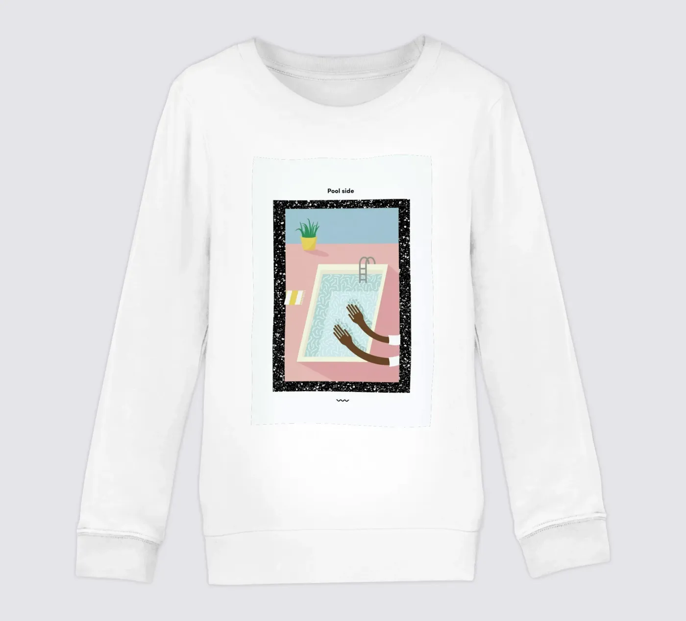 Pool Side kinder sweatshirt van Rachel Peck
